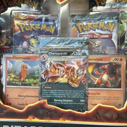 Pokemon Charizard ex Special Collection Box Sealed Promo Cards Booster Packs NEW - Image 3