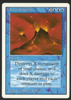 ***Unlimited Volcanic Eruption*** MTG Unlimited Magic Kid Icarus - Image 1
