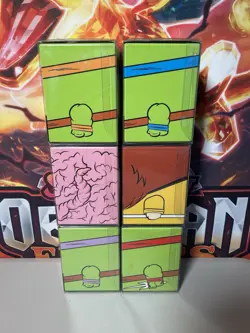 NEW DONATELLO RAPHAEL MICHELANGELO LEONARDO April SQUAROES 100+ DECK BOX TMNT - Image 4