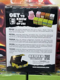 NEW DONATELLO RAPHAEL MICHELANGELO LEONARDO April SQUAROES 100+ DECK BOX TMNT - Image 5