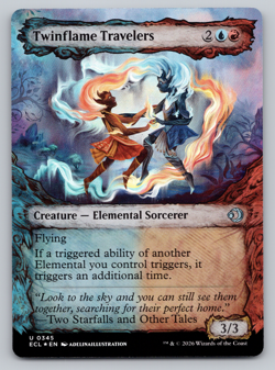 Twinflame Travelers FOIL Showcase - Lorwyn Eclipsed MTG - Image 1
