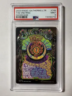 The One Ring #748 Showcase The Lord of the Rings LTR PSA 9 MINT - Image 2