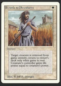 ***Unlimited Swords to Plowshares*** MTG Unlimited Magic Kid Icarus - Image 1