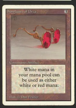 ***Unlimited Sunglasses of Urza*** MTG Unlimited Magic Kid Icarus - Image 1