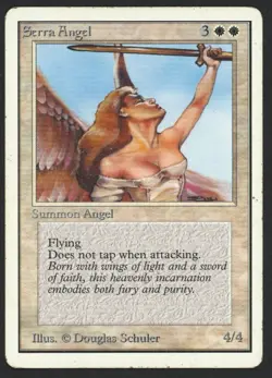 ***Unlimited Serra Angel*** MTG Unlimited Magic Kid Icarus - Image 1