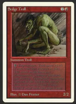 ***Unlimited Sedge Troll*** MTG Unlimited Magic Kid Icarus - Image 1