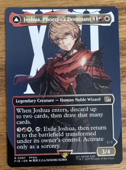 MTG Final Fantasy, Joshua, Phoenix's Dominant /Phoenix, Warden of Fire - Brdless - Image 1