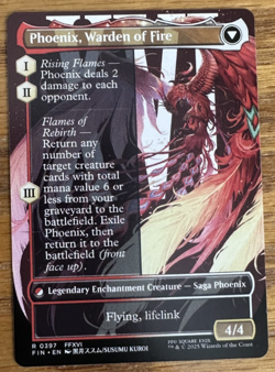 MTG Final Fantasy, Joshua, Phoenix's Dominant /Phoenix, Warden of Fire - Brdless - Image 2