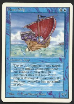 ***Unlimited Pirate Ship*** MTG Unlimited Magic Kid Icarus - Image 1