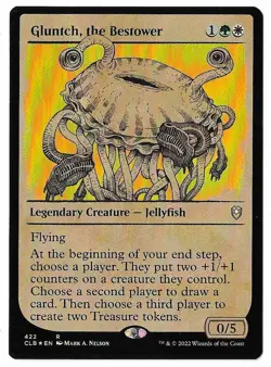 MTG Gluntch, the Bestower Showcase FOIL Battle for Baldur's Gate (CLB) Rare #422 - Image 1