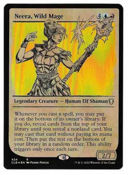 MTG Neera, Wild Mage Showcase FOIL Battle for Baldur's Gate (CLB) #434 Unplayed - Image 1