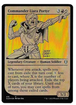 MTG Commander Liara Portyr Showcase FOIL Battle for Baldur's Gate (CLB) #418 - Image 1