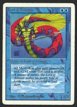 ***Unlimited Lord of Atlantis (Roller Lines)*** MTG Unlimited Magic Kid Icarus - Image 1