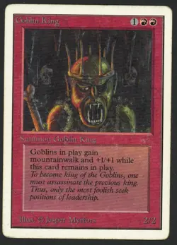 ***Unlimited Goblin King (Indents)*** MTG Unlimited Magic Kid Icarus - Image 1