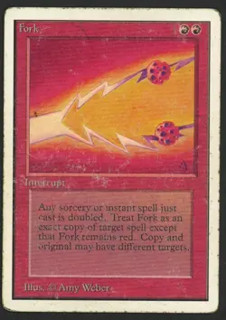 ***Unlimited Fork (Indents)*** MTG Unlimited Magic Kid Icarus - Image 1