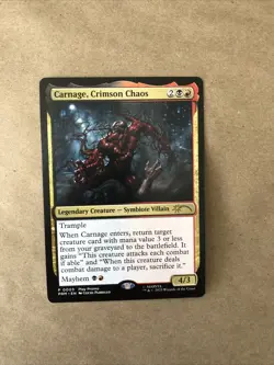 MTG Spider-Man Carnage, Crimson Chaos - Promo - Alternate Art MAGIC - Image 1