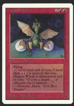 ***Unlimited Dragon Whelp*** MTG Unlimited Magic Kid Icarus - Image 1