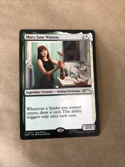 MTG magic Spider-Man Mary Jane Watson marvel play promo Unique & Misc Promos - Image 1