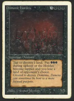 ***Unlimited Demonic Hordes*** MTG Unlimited Magic Kid Icarus - Image 1