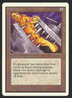 ***Unlimited Black Vise*** MTG Unlimited Magic Kid Icarus - Image 1
