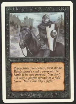 ***Unlimited Black Knight*** MTG Unlimited Magic Kid Icarus - Image 1