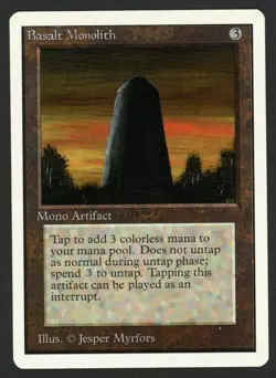 ***Unlimited Basalt Monolith (Roller Line)*** MTG Unlimited Magic Kid Icarus - Image 1