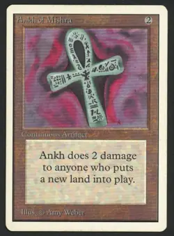 ***Unlimited Ankh of Mishra*** MTG Unlimited Magic Kid Icarus - Image 1
