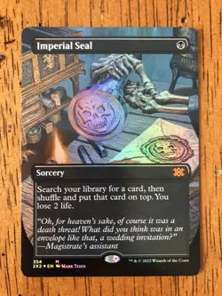 Mtg - Imperial Seal - Foil - Double Masters - Legacy - Edh - WATCH ITEM VIDEO! - Image 1