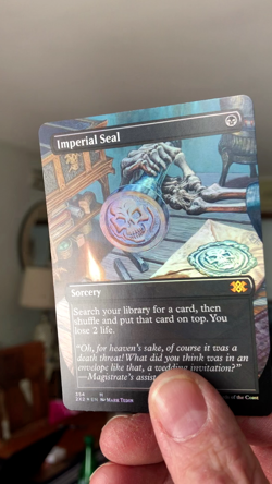 Mtg - Imperial Seal - Foil - Double Masters - Legacy - Edh - WATCH ITEM VIDEO! - Image 2