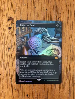 Mtg - Imperial Seal - Foil - Double Masters - Legacy - Edh - WATCH ITEM VIDEO! - Image 3