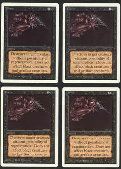 ***4x Unlimited Terror*** MTG Unlimited Magic Kid Icarus - Image 1