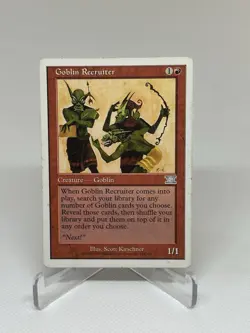 Magic X4 Goblin Recruiter - 3x Classic Sixth Edition, 1x Visions - Image 2