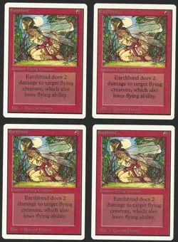 ***4x Unlimited Earthbind*** MTG Unlimited Magic Kid Icarus - Image 1