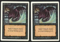 ***2x Unlimited Dark Ritual*** MTG Unlimited Magic Kid Icarus - Image 1