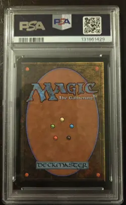 1994 MTG Magic: The Gathering VOLCANIC ISLAND Revised PSA 6 EX-MT - Image 2