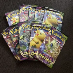 Pokemon SWSH Vivid Voltage Booster Pack Lot / Bundle - 10 Packs New Sealed TCG - Image 1
