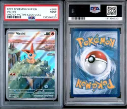 2025 POKEMON VICTINI ILLUSTRATION COLLECTION PROMO #208 VICTINI PSA 9 - Image 3