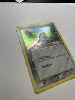 Pokemon TCG Aron 48/92 Reverse Holo Bleed Stamped EX Legend Maker - Image 2