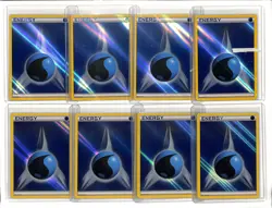 (8) Lot 2019 Pokemon Sun & Moon Hidden Fates Water Energy Reverse Foil - Image 1
