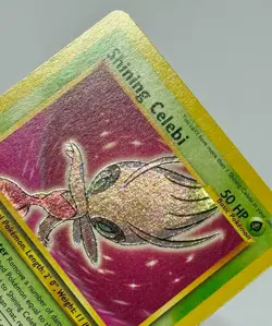 Shining Celebi Holo 106/105 Neo Destiny Secret Rare WoTC 2002 Pokemon High End - Image 3