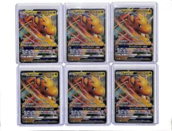 (6) Lot 2019 Pokemon Japanese Sun & Moon Miracle Twin Dragonite GX #069/094 RR - Image 1