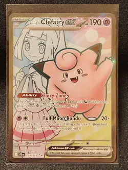 Lillie's Clefairy ex, Pokemon SV09: Journey Together Ultra Rare 173/159 NM - Image 1