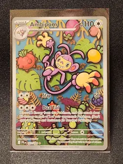 Ambipom 107/094 Pokemon Me02: Phantasmal Flames Illustration Rare - Image 1