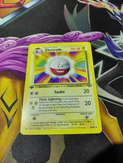 Pokemon Electrode 18/64 Rare 1st Ed Base Set/Jungle Error 1999 Mod Play - Image 1