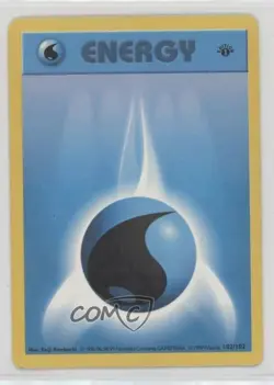 Water Energy Shadowless 1st Ed. Pokemon Base Set #102 1999 - Image 1