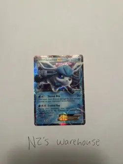 Glaceon EX 20/124 Fates Collide Pokemon TCG Ultra Rare Holo LP - Image 3