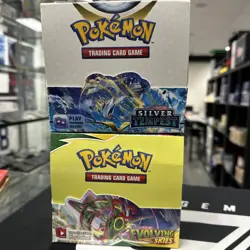 Pokemon TCG Evolving Skies & Silver Tempest Booster Box Empty Box BOX ONLY - Image 1