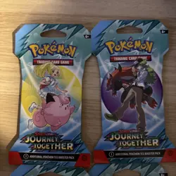 Pokemon Journey Together Booster Pack Lot of 4 - Image 3