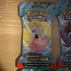 Pokemon Journey Together Booster Pack Lot of 4 - Image 4