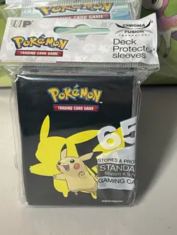 NEW Pokemon Surging Sparks 2024 Fall Collectors Chest Tin Deck Sleeves Portfolio - Image 5